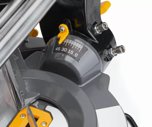 Gérvágó fűrész húzófunkcióval 255 mm, 2400 W, lézerrel, 3 tárcsával, PM-UK-2400M – Powermat (PM0875)