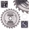 Keményfémlapkás körfűrészlap fához 160 × 20 mm, 24 fog, hasításhoz, TDD-160x20x24Z – Powermat (PM0878)