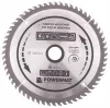 Keményfémlapkás körfűrészlap finomvágáshoz 160 × 20 mm, 60 fog, TDD-160x20x60Z – Powermat (PM0881)