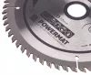 Keményfémlapkás körfűrészlap finomvágáshoz 160 × 20 mm, 60 fog, TDD-160x20x60Z – Powermat (PM0881)