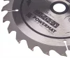 Keményfémlapkás körfűrészlap fához 185 × 20 mm, 24 fog, hasításhoz, TDD-185x20x24Z – Powermat (PM0882)