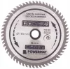Keményfémlapkás körfűrészlap fához 185 × 20 mm, 60 fog, TDD-185x20x60Z – Powermat (PM0884)