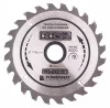 Keményfémlapkás körfűrészlap fához 190 × 30 mm, 24 fog, szűkítőgyűrűkkel, TDD-190x30x24Z – Powermat (PM0885)