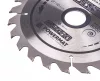 Keményfémlapkás körfűrészlap fához 190 × 30 mm, 24 fog, szűkítőgyűrűkkel, TDD-190x30x24Z – Powermat (PM0885)