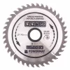 Keményfémlapkás körfűrészlap fához 190 × 30 mm, 40 fog, szűkítőgyűrűkkel, TDD-190x30x40Z – Powermat (PM0886)