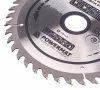 Keményfémlapkás körfűrészlap fához 190 × 30 mm, 40 fog, szűkítőgyűrűkkel, TDD-190x30x40Z – Powermat (PM0886)