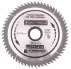 Keményfémlapkás körfűrészlap fához 190 × 30 mm, 60 fog, szűkítőgyűrűkkel, TDD-190x30x60Z – Powermat (PM0887)