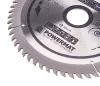 Keményfémlapkás körfűrészlap fához 190 × 30 mm, 60 fog, szűkítőgyűrűkkel, TDD-190x30x60Z – Powermat (PM0887)