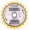 Keményfémlapkás körfűrészlap fához 210 × 30 mm, 24 fog, TDD-210x30x24Z – Powermat (PM0888)