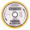 Keményfémlapkás körfűrészlap finomvágáshoz 210 × 30 mm, 100 fog, TDD-210x30x100Z – Powermat (PM0891)