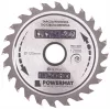 Keményfémlapkás körfűrészlap fához 125 × 22,2 mm, 24 fog, TDD-125x22.2x24Z – Powermat (PM0894)