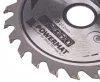 Keményfémlapkás körfűrészlap fához 125 × 22,2 mm, 24 fog, TDD-125x22.2x24Z – Powermat (PM0894)