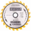 Keményfémlapkás körfűrészlap fához 255 × 30 mm, 24 fog, TDD-255x30x24Z – Powermat (PM0897)