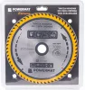 Keményfémlapkás körfűrészlap fához 255 × 30 mm, 60 fog, TDD-255x30x60Z – Powermat (PM0899)