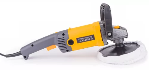 Autópolírozó gép 2600 W, 180 mm, fordulatszám-szabályozással, szivacsokkal, PM-PS-2600T-Z5 – Powermat (PM0910)
