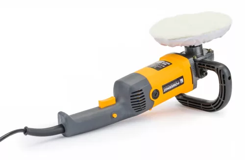 Autópolírozó gép 2600 W, 180 mm, fordulatszám-szabályozással, szivacsokkal, PM-PS-2600T-Z5 – Powermat (PM0910)