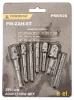 HEX dugókulcs-adapter készlet, 8 db, 1/4" – 3/8" – 1/2", mágneses, PM-ZAH-8T – Powermat (PM0928)