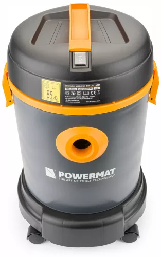 Medence- és nedves-száraz porszívó 1600 W, 25 l, automatikus ürítéssel, PM-OB-1600T – Powermat (PM0944)