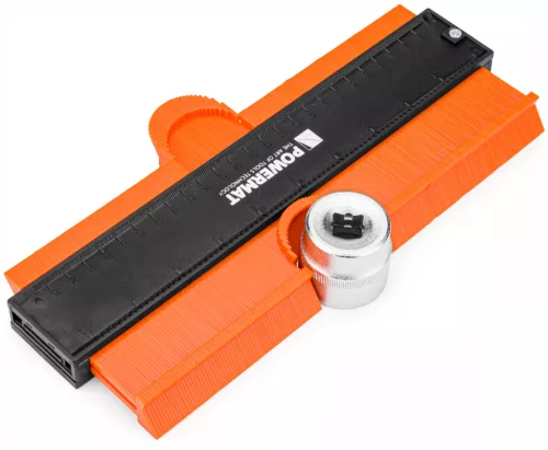 Kontúrmásoló sablon burkoláshoz 260 mm (10"), PM-GSK-10T – Powermat (PM0958)