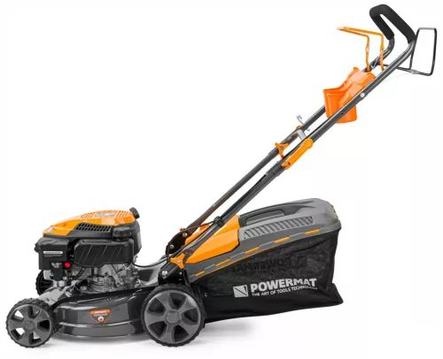 Benzines önjáró fűnyíró 40,6 cm, 149 cm³, 5 LE, 40 l kosárral, PM-KSS-5S – Powermat (PM0976)