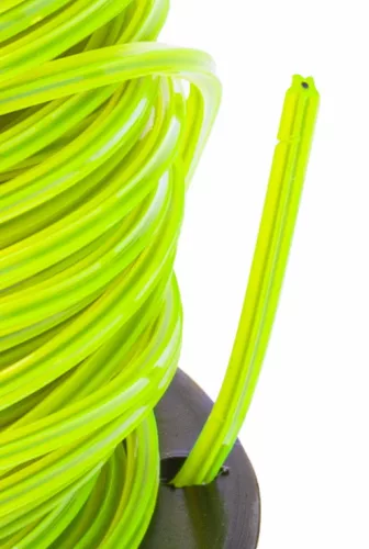 Erősített fűkaszadamil 2,4 mm × 100 m, szintetikus maggal, csillag profil, PM-ZTN-2.4-100G2 – Powermat (PM0981)