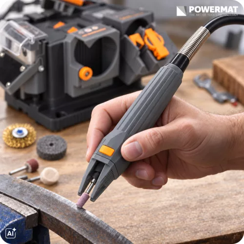 Multifunkciós élezőgép 8 az 1-ben fúróhoz, késhez, lánchoz, 200 W, PM-OWF-200T – Powermat (PM0987)