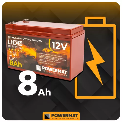 Akkumulátoros permetező 16 l, 12 V, 8 Ah, 4 fúvókával, PM-OA-16K – Powermat (PM1001)