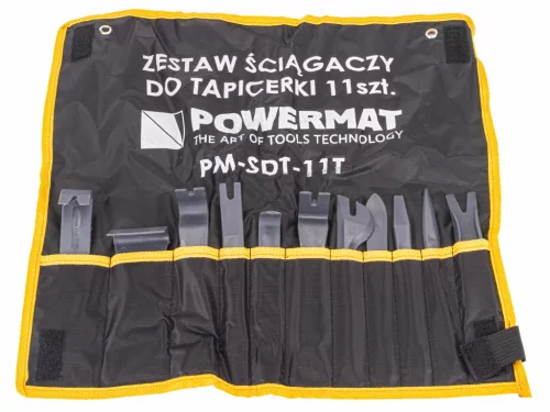 Kárpit- és díszlécbontó készlet autóhoz, 11 db, tokban, PM-SDT-11T – Powermat (PM1010)