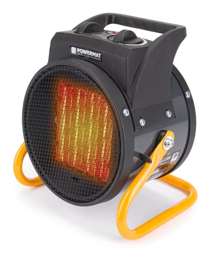 Elektromos hősugárzó, ventilátoros fűtőtest 2,5 kW, 230 V, termosztáttal, PM-NAG-2.5EN – Powermat (PM1017)
