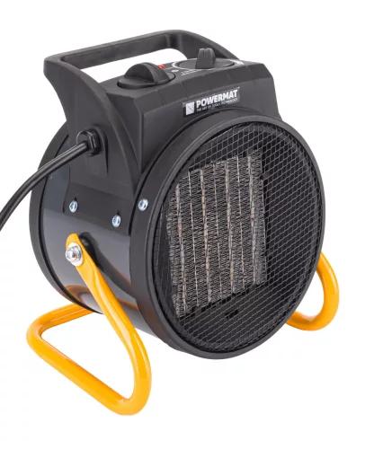 Elektromos hősugárzó, ventilátoros fűtőtest 2,5 kW, 230 V, termosztáttal, PM-NAG-2.5EN – Powermat (PM1017)