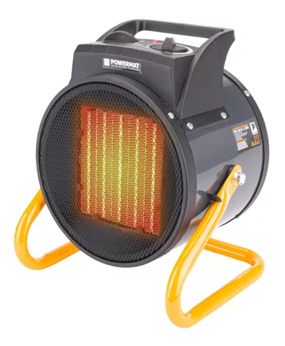 Elektromos hősugárzó, ventilátoros fűtőtest 3,5 kW, 300 m³/h, termosztáttal, PM-NAG-3.5EN – Powermat (PM1018)