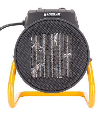 Elektromos hősugárzó, ventilátoros fűtőtest 3,5 kW, 300 m³/h, termosztáttal, PM-NAG-3.5EN – Powermat (PM1018)
