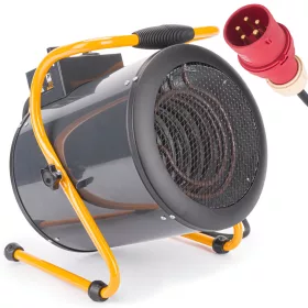   Elektromos hőlégfúvó 6 kW, 400 V, kerámia fűtőelemmel, termosztáttal, PM-NAG-6EN – Powermat (PM1019)
