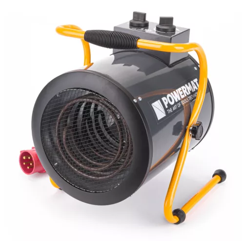 Elektromos hőlégfúvó 6 kW, 400 V, kerámia fűtőelemmel, termosztáttal, PM-NAG-6EN – Powermat (PM1019)