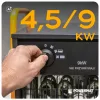 Elektromos hőlégfúvó 9 kW, 400 V, 1200 m³/h, termosztáttal, PM-NAG-9EDN – Powermat (PM1020)