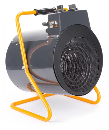 Elektromos hőlégfúvó 9 kW, 400 V, 620 m³/h, kerámia fűtőelemmel, termosztáttal, PM-NAG-9EN – Powermat (PM1021)
