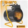 Elektromos hőlégfúvó 9 kW, 400 V, 620 m³/h, kerámia fűtőelemmel, termosztáttal, PM-NAG-9EN – Powermat (PM1021)