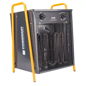   Elektromos hőlégfúvó 15 kW, 400 V, 2000 m³/h, 3 fűtési fokozat, PM-NAG-15EDN – Powermat (PM1022)