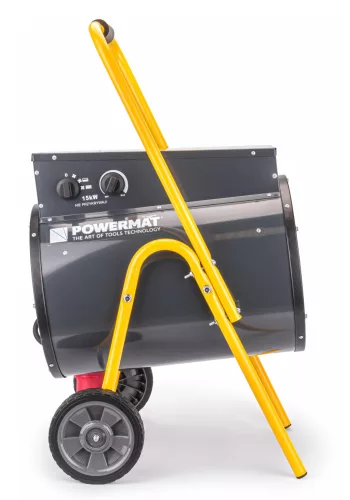 Elektromos hőlégfúvó 15 kW, 400 V, 1450 m³/h, kerámia fűtőelemmel, PM-NAG-15EN – Powermat (PM1023)