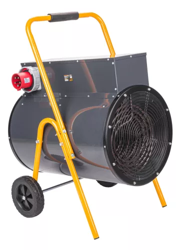 Elektromos hőlégfúvó 30 kW, 400 V, 2450 m³/h, termosztáttal, kerekekkel, PM-NAG-30EN – Powermat (PM1024)