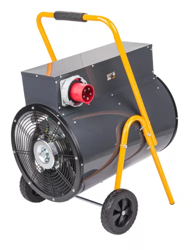 Elektromos hőlégfúvó 30 kW, 400 V, 2450 m³/h, termosztáttal, kerekekkel, PM-NAG-30EN – Powermat (PM1024)