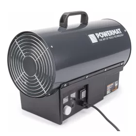   Gázüzemű hőlégfúvó 25 kW, termosztáttal, LCD kijelzővel, 520 m³/h, PM-NAG-25GLN – Powermat (PM1026)