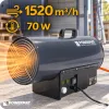 Gázüzemű hőlégfúvó 65 kW, termosztáttal, 2 kijelzővel, 1520 m³/h, PM-NAG-65GLN – Powermat (PM1028)