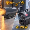 Gázüzemű hőlégfúvó 65 kW, termosztáttal, 2 kijelzővel, 1520 m³/h, PM-NAG-65GLN – Powermat (PM1028)