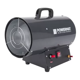   Gázüzemű hőlégfúvó 25 kW, propán-bután, 520 m³/h, nyomáscsökkentővel, PM-NAG-25GN – Powermat (PM1030)