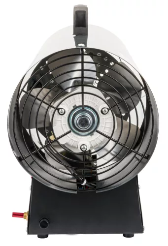 Gázüzemű hőlégfúvó 45 kW, propán-bután, 850 m³/h, tömlővel és nyomáscsökkentővel, PM-NAG-45GN – Powermat (PM1031)
