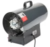 Gázüzemű hőlégfúvó 45 kW, propán-bután, 850 m³/h, tömlővel és nyomáscsökkentővel, PM-NAG-45GN – Powermat (PM1031)