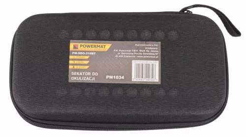 Oltóolló cipzáras tokkal, 3 vágóprofillal (Omega, V, U), PM-SDO-310BT – Powermat (PM1034)