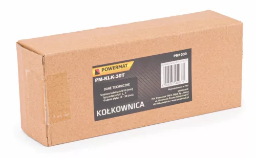 Tiplifúró sablon 6, 8 és 10 mm-es tiplihez, 30 mm vastag lapig, PM-KLK-30T – Powermat (PM1039)