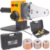 Műanyagcső-hegesztő (polifúziós) 1500 W, 3 hegesztőbetéttel 20–32 mm, kofferben, PM-ZGP-1500T1 – Powermat (PM1052)